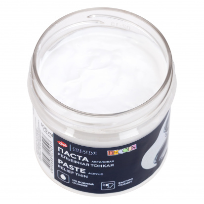 Текстурная паста рельефная тонкая"Decola", 100мл